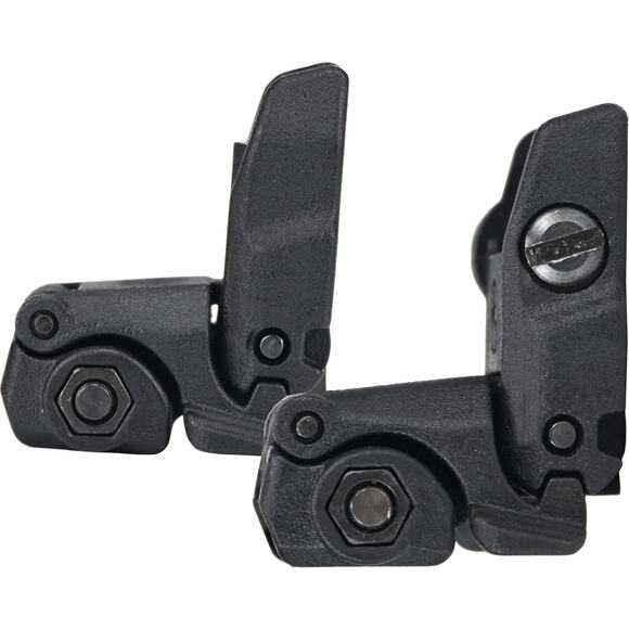 Nylon Sight Front and Rear Flip Sights, Installed on Picatinny or Weaver Rail - Picture 3 of 5